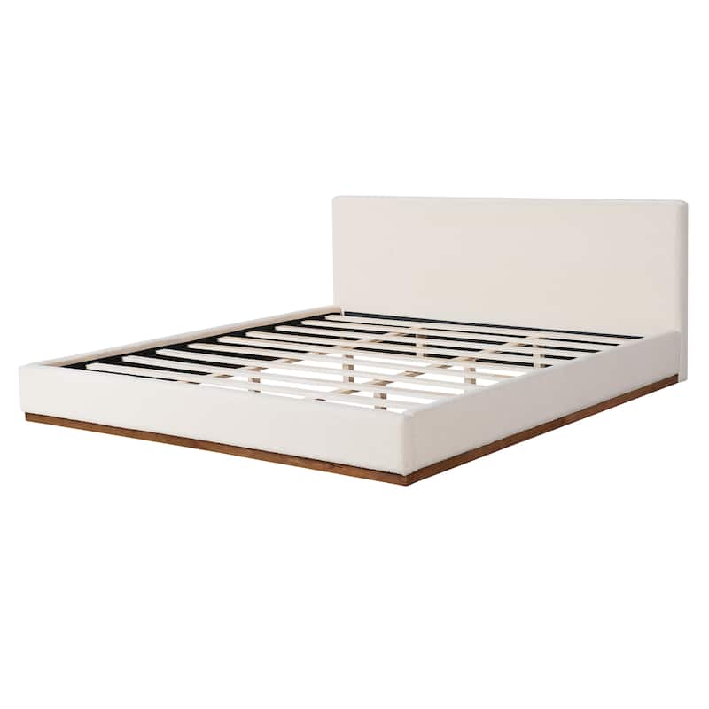 Christopher Knight Home - Colette Boucle Upholstered Bed with Headboard