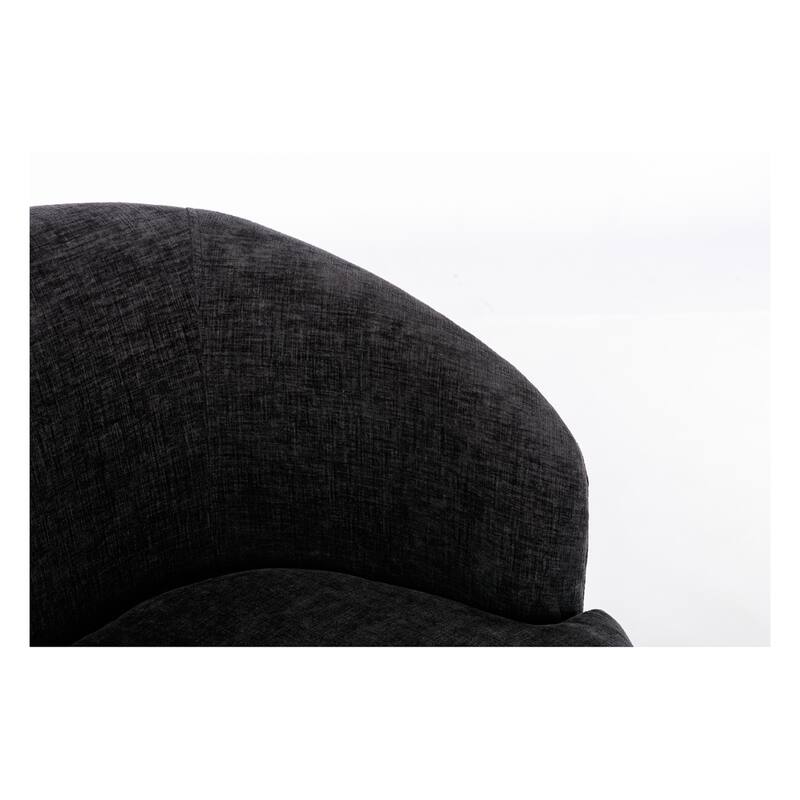 Fabric Swivel Accent Barrel Chair