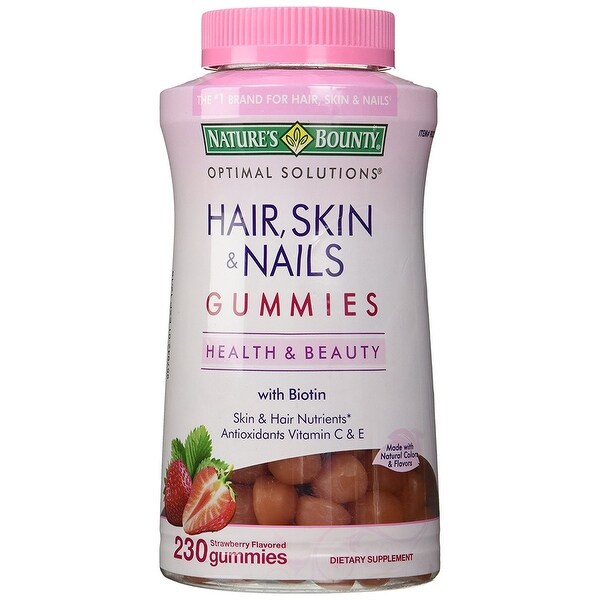 Shop Nature's Bounty Hair, Skin & Nails Gummies with 2500 ...