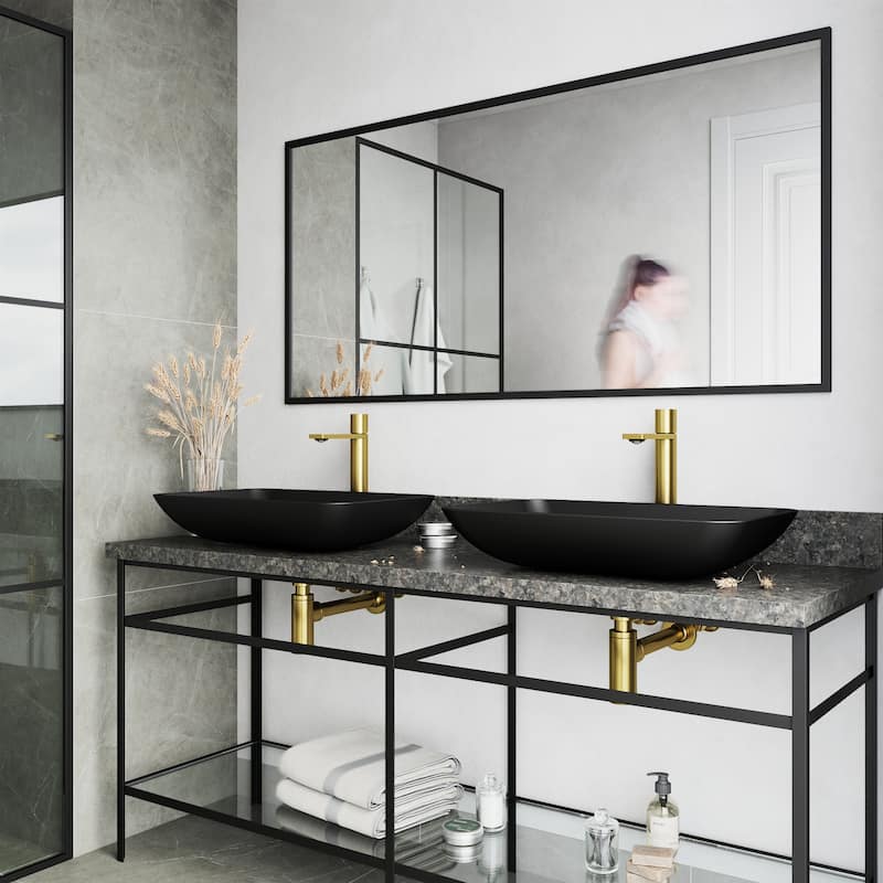 VIGO Gotham 12" H Single Handle Single Hole Bathroom Vessel Faucet