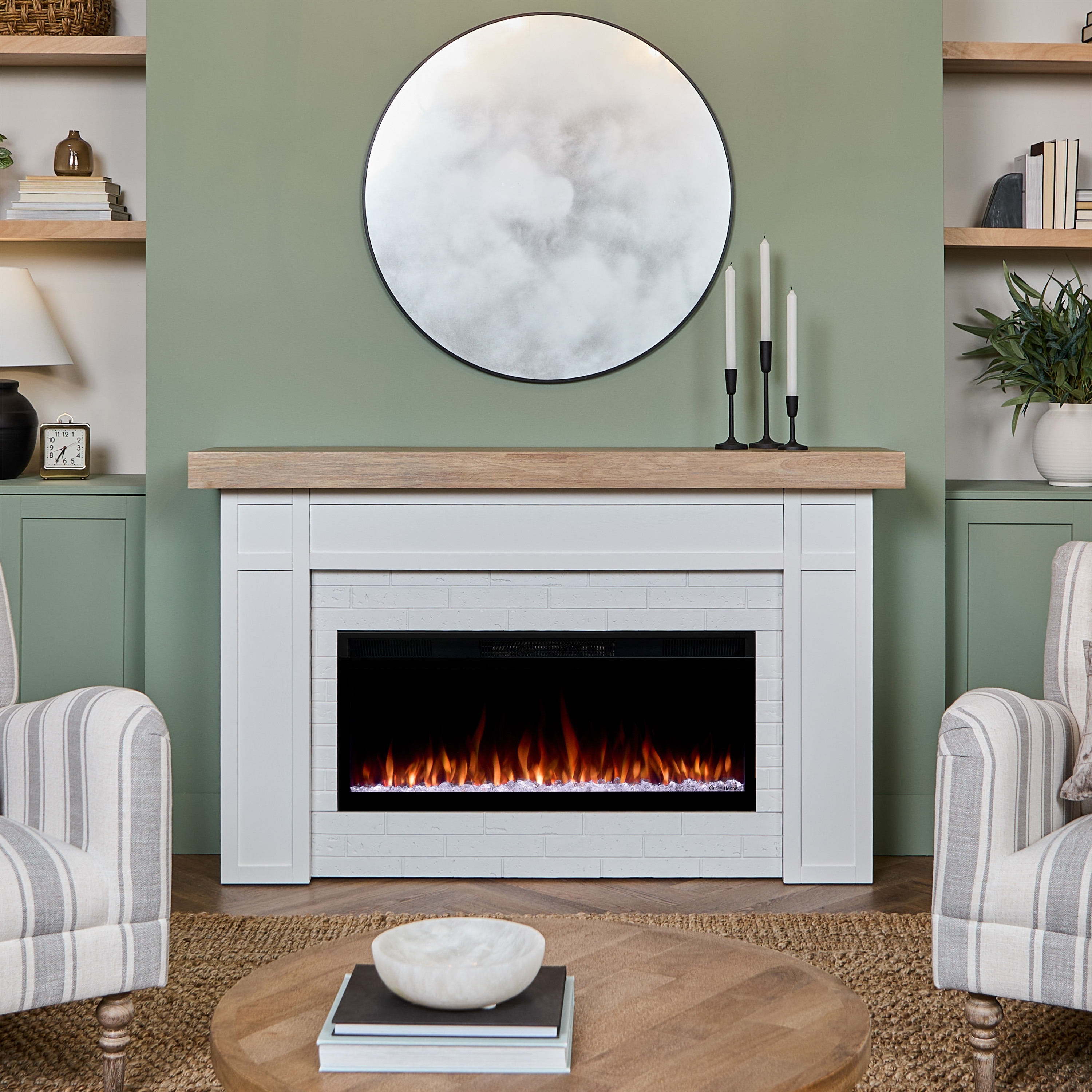 Real Flame Cravenhall Landscape Smart Electric Fireplace 64"