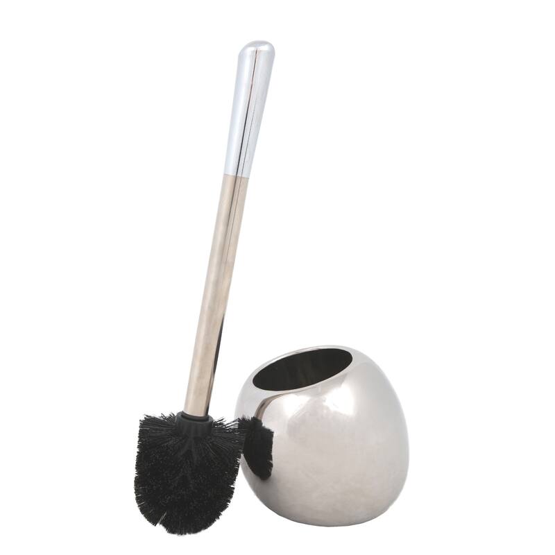 Bath Bliss 2 Pack Ceramic Dome Toilet Brush & Holder - Set