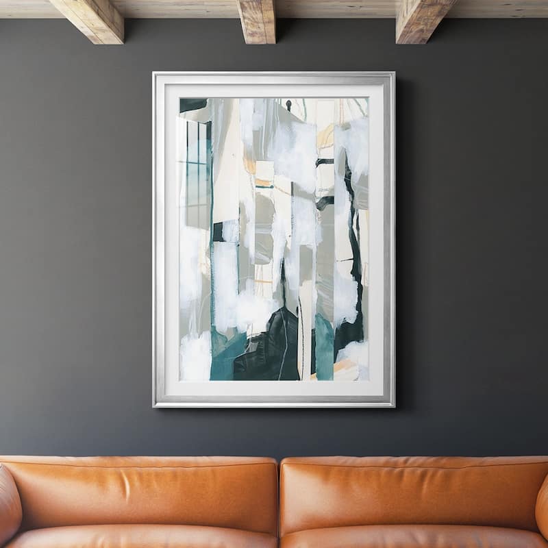 Sea Cavern Strata I Premium Framed Print - Ready to Hang