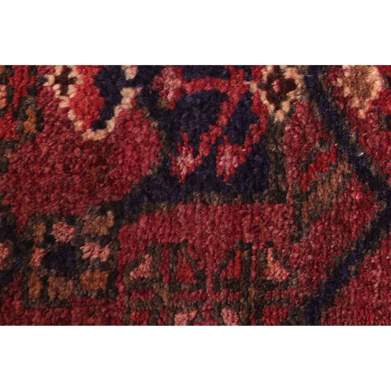 ECARPETGALLERY Hand-knotted Andelz Dark Red Wool Rug - 3'5 x 6'10