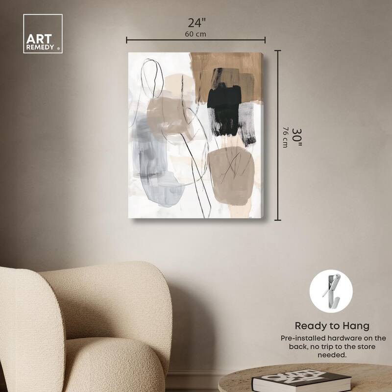 Contemporary Canvas II Canvas by Art Remedy, Gallery Wrapped