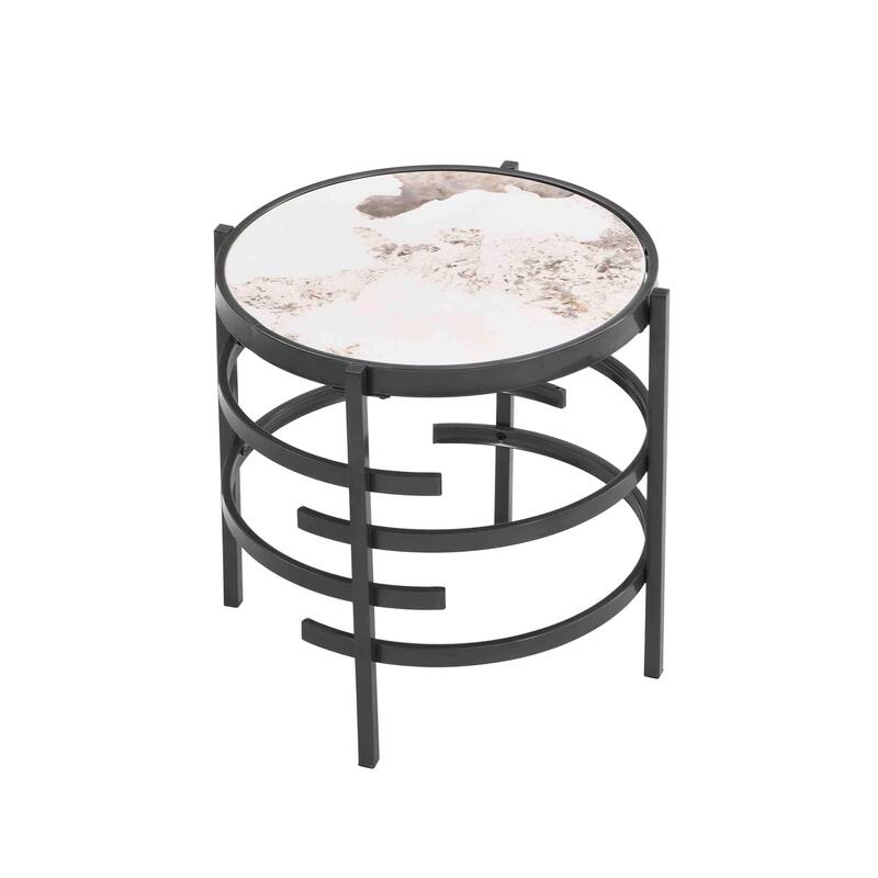 Elegant Pandora Sintered Stone Coffee Table