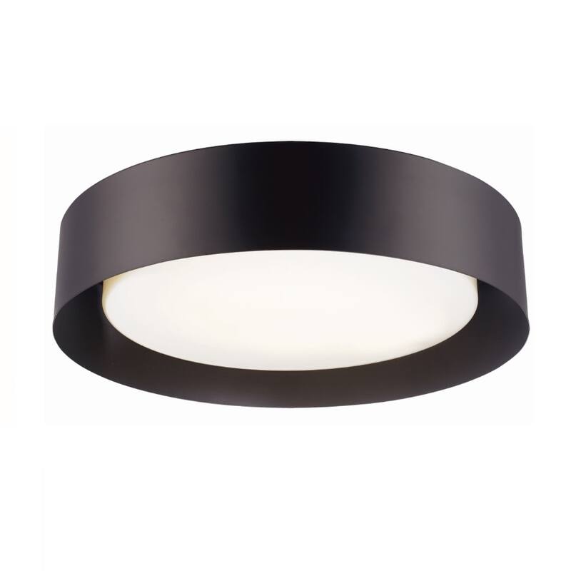 Trans Globe Lighting LED-30051 California 20" Wide LED Flush Mount - Black