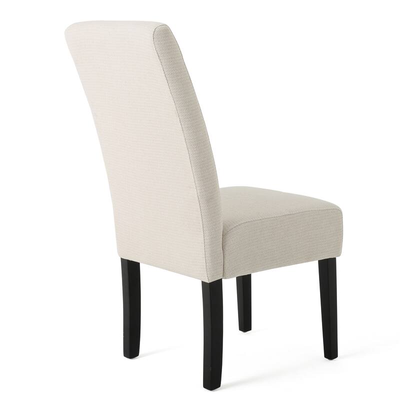 Contemporary Design Upholstered Dining Chair,Solid Wood,Dining Chair Features a High Back Design,Set Of 2