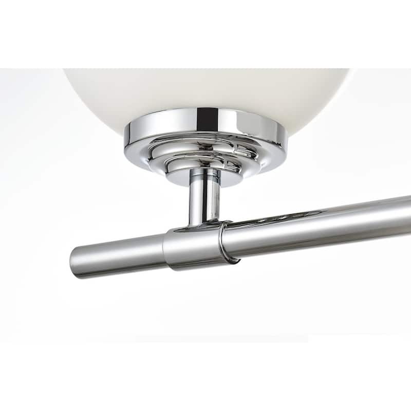 Ash 1 Light Black and Frosted White Bath Sconce