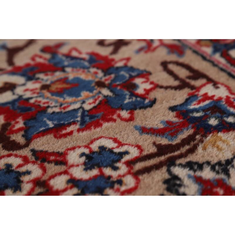 Hand Knotted Oriental 100% Wool Carpet Traditional All-Over Beige & Ivories Najafabad Area Rug - 13' 6'' X 9' 9''