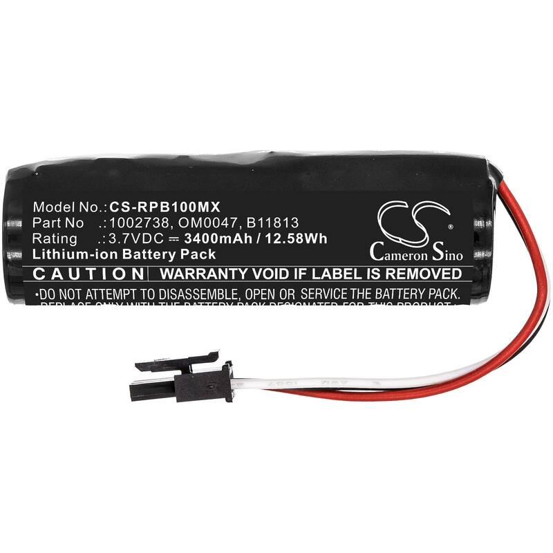 Battery for Philips BiliChek Respironics 1002738 989805603471 B11813 OM0047 - Black