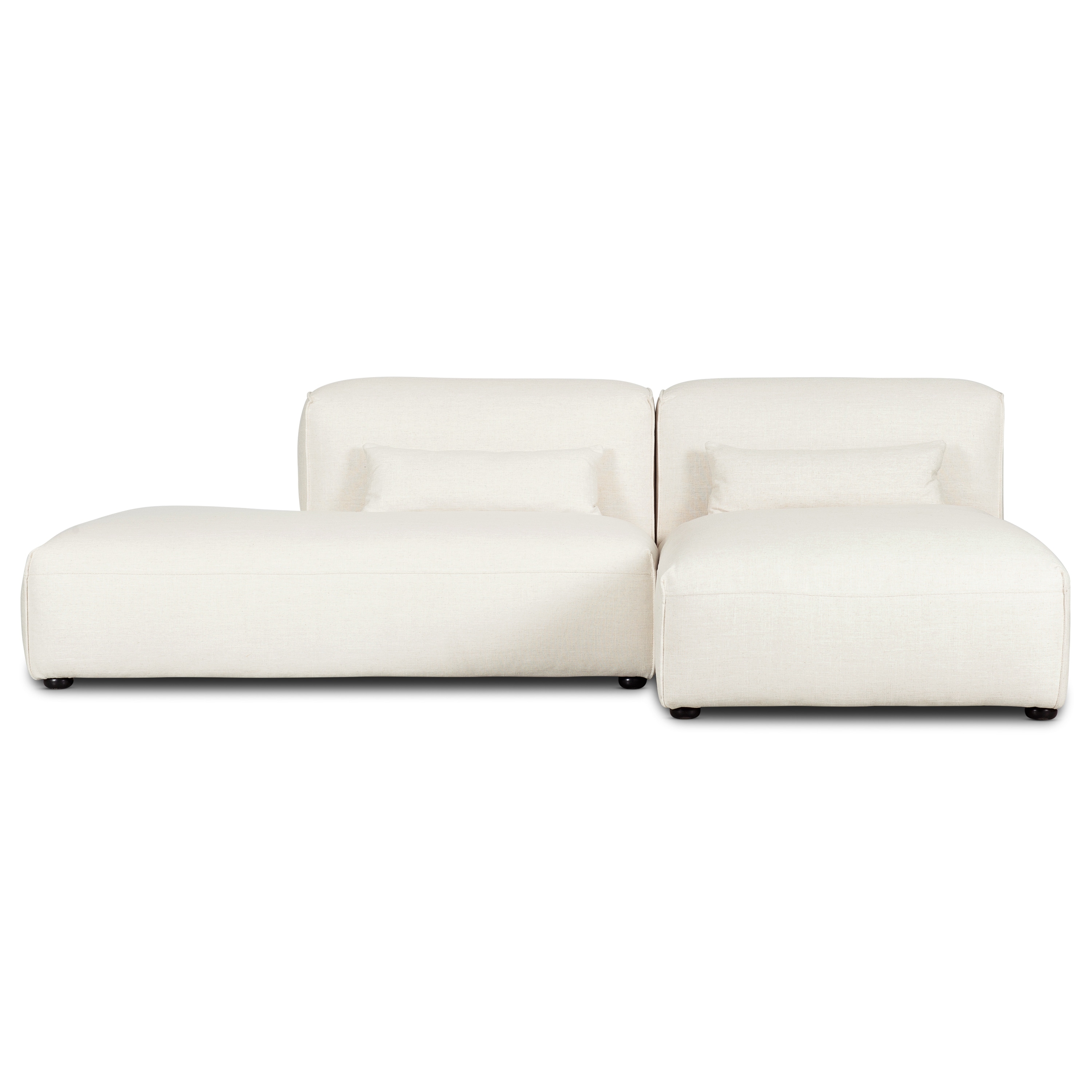 Poly and Bark Infina Armless Chaise Modular 2 Piece Sofa - Overstock -  31265596