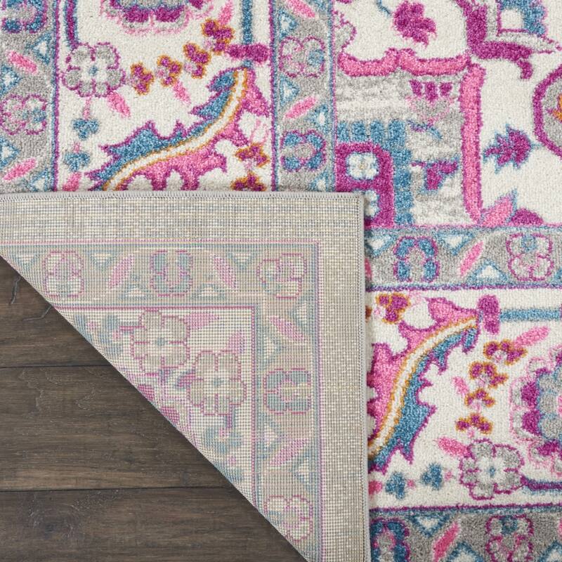 Raro Power Loomed Floral Area Rug By HomeRoots - 9' x 12'