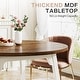 preview thumbnail 6 of 6, 47'' Round Dining Table for 4-6, Wood Dinning Room Table Circle Kitchen Table