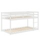 preview thumbnail 7 of 11, Kids and Baby Twin over Twin Low Height Design Floor Bunk Bed