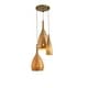 preview thumbnail 3 of 8, Ele Three Lights Rattan Pendant