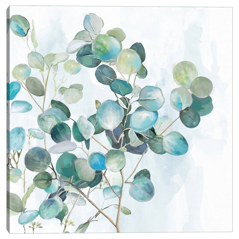 Eucalyptus in Pastel by Carson Lyons Canvas Art Print