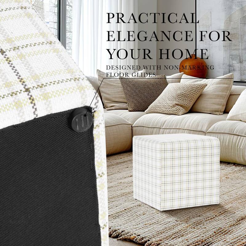 HomePop Soft Cube Ottoman