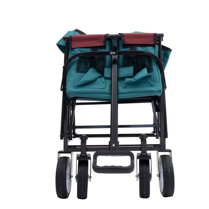 2.1 cu ft. Steel Foldable Wagon Cart