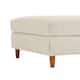 Large Corduroy Ottoman