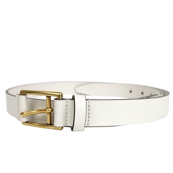 white and gold belt mens