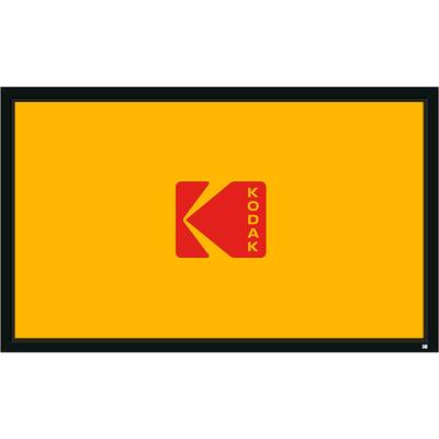 Kodak Fixed Frame Projector Screen with Velvet Frame & Wall Mount Kit