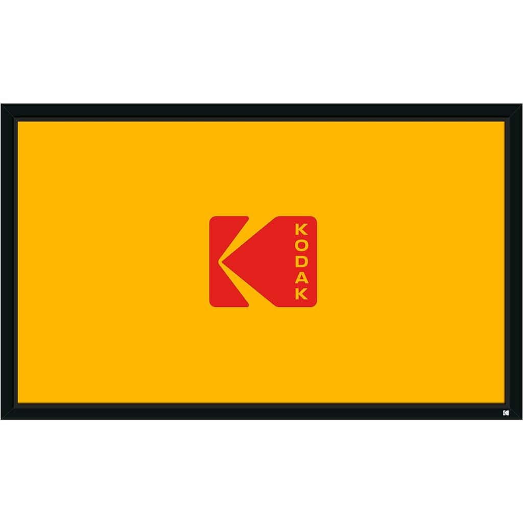 Kodak Fixed Frame Projector Screen with Velvet Frame & Wall Mount Kit