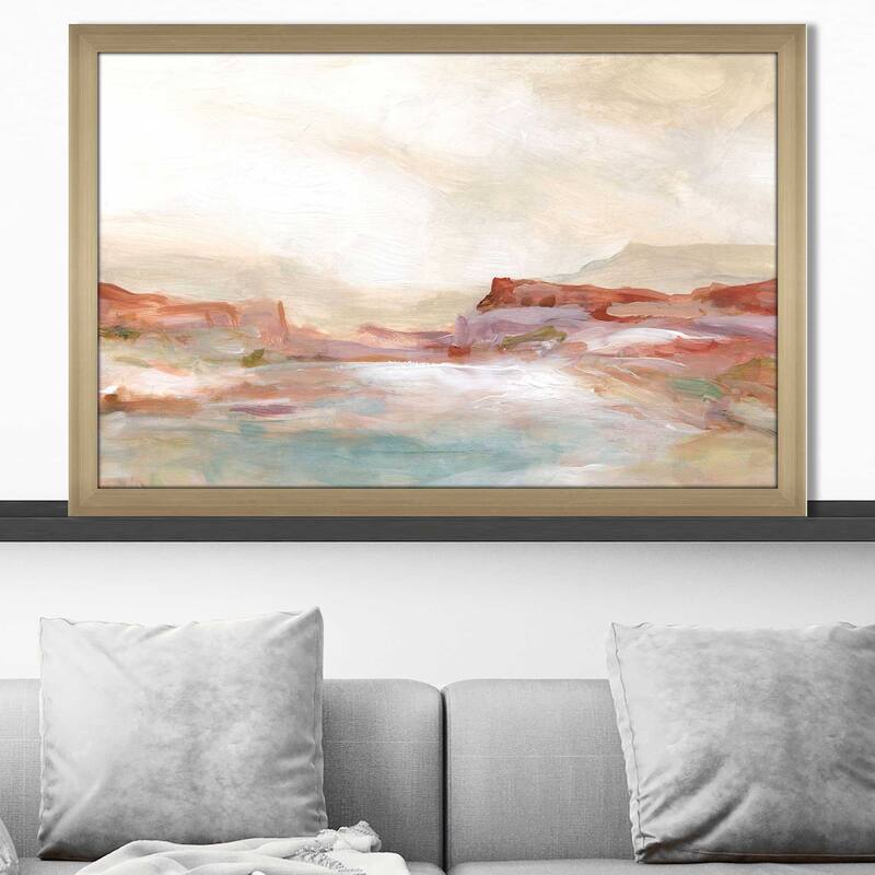 "Twilight Desert Mirage" by Carol Robinson Print on Acrylic