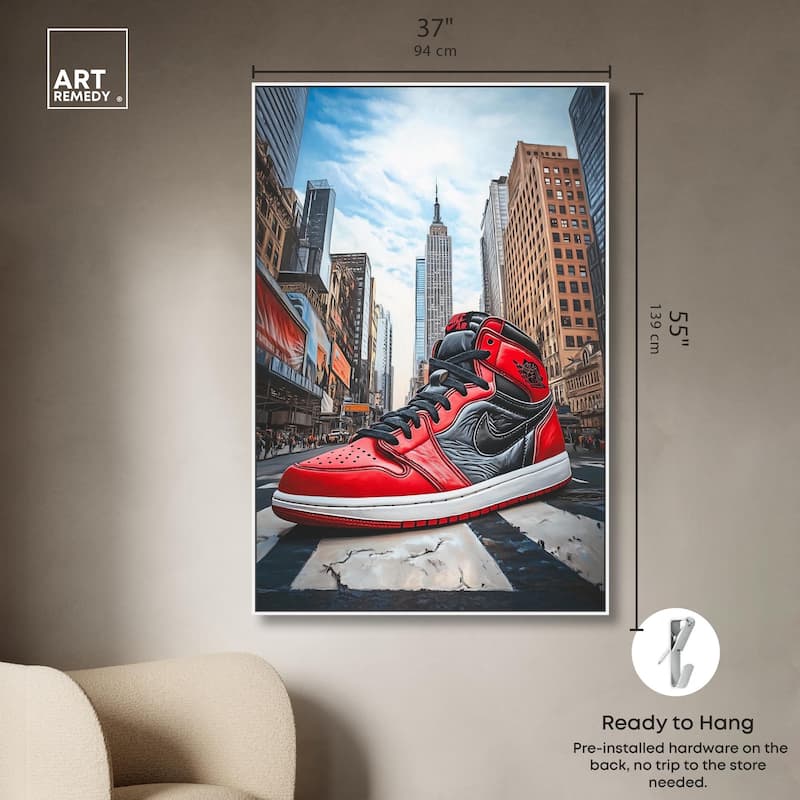 Sneaker of New York Canvas by Art Remedy