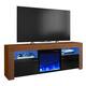 Copper Grove Qorasuv 58-inch Electric Fireplace TV Console - Walnut/Black