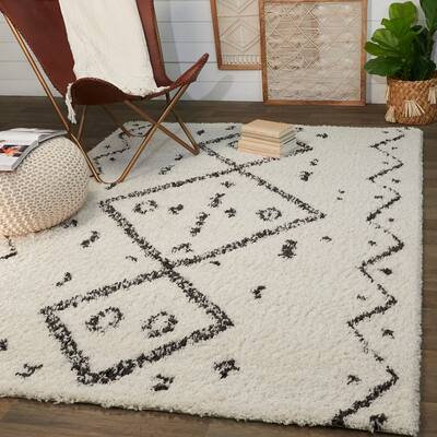 Duran Moroccan Shag Area Rug