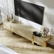 preview thumbnail 25 of 59, 79 inch Wood TV Stand Partial Assembly Entertainment Center Modern Media Console with Drawers and Storage Cabinets