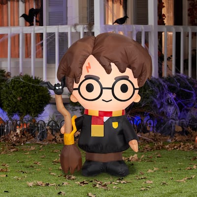 Airblown-Harry Potter w/Broom-WB