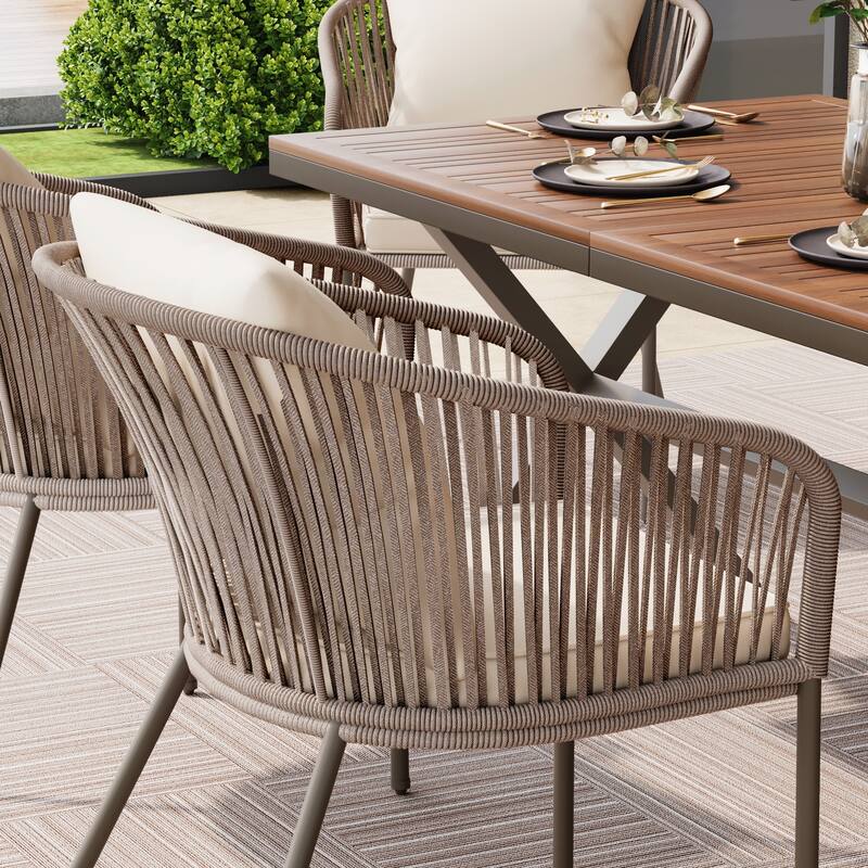 7 Pieces Patio Dining Set