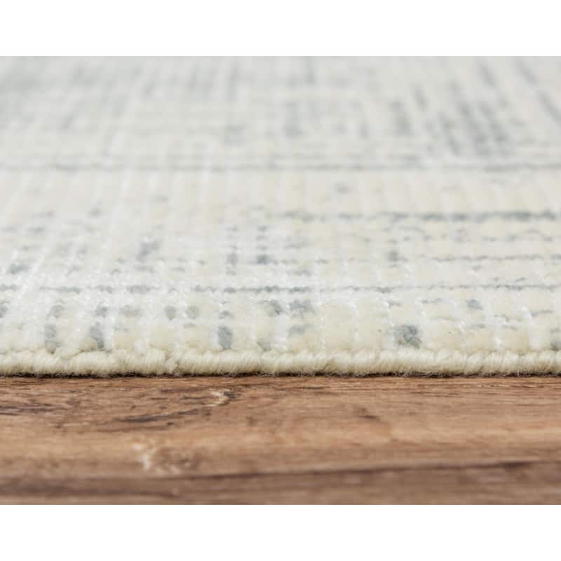 Alora Decor Aurora Beige, Grey, and Cream Cross Wool Blend Rug