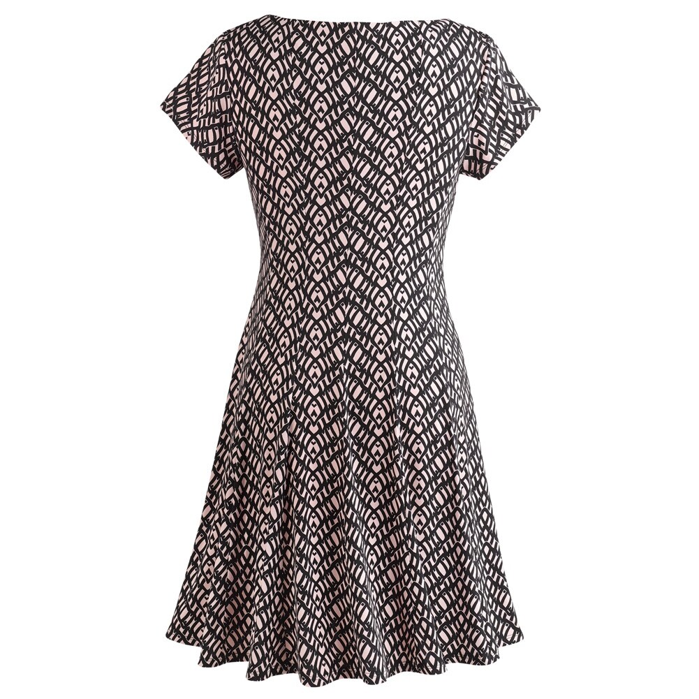 mid length blush dress