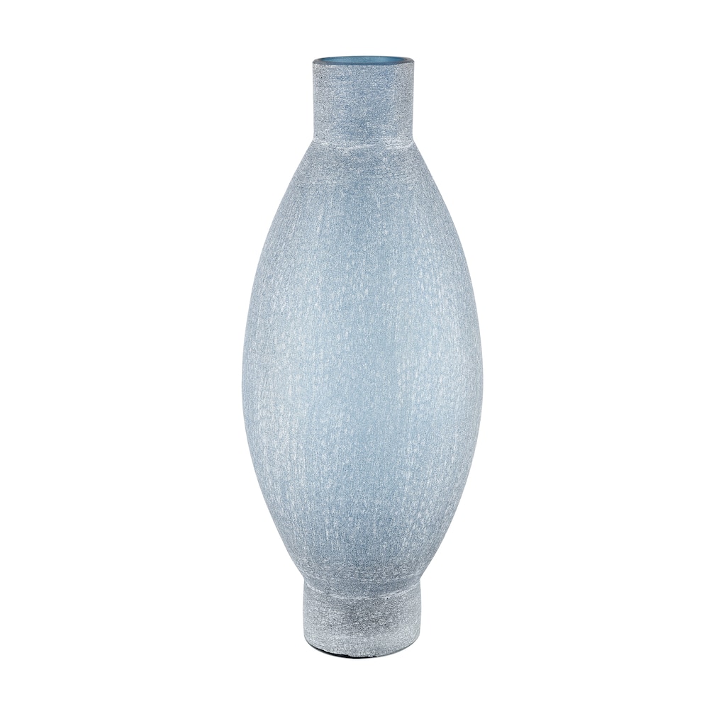 Elk Home Skye Blue Finish Glass 7.75 Inch Wide Vase