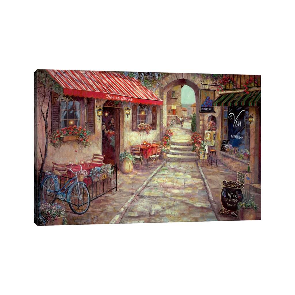 iCanvas "Bar Du Marche" by Ruane Manning Canvas Print