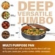 preview thumbnail 7 of 5, Gotham Steel 5.5 QT Nonstick Jumbo Cooker with Glass Lid