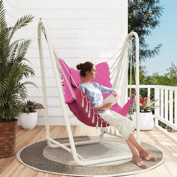Indoor Hanging Swing Standing Hammock Swing Hammock Chair Stand - Main Image