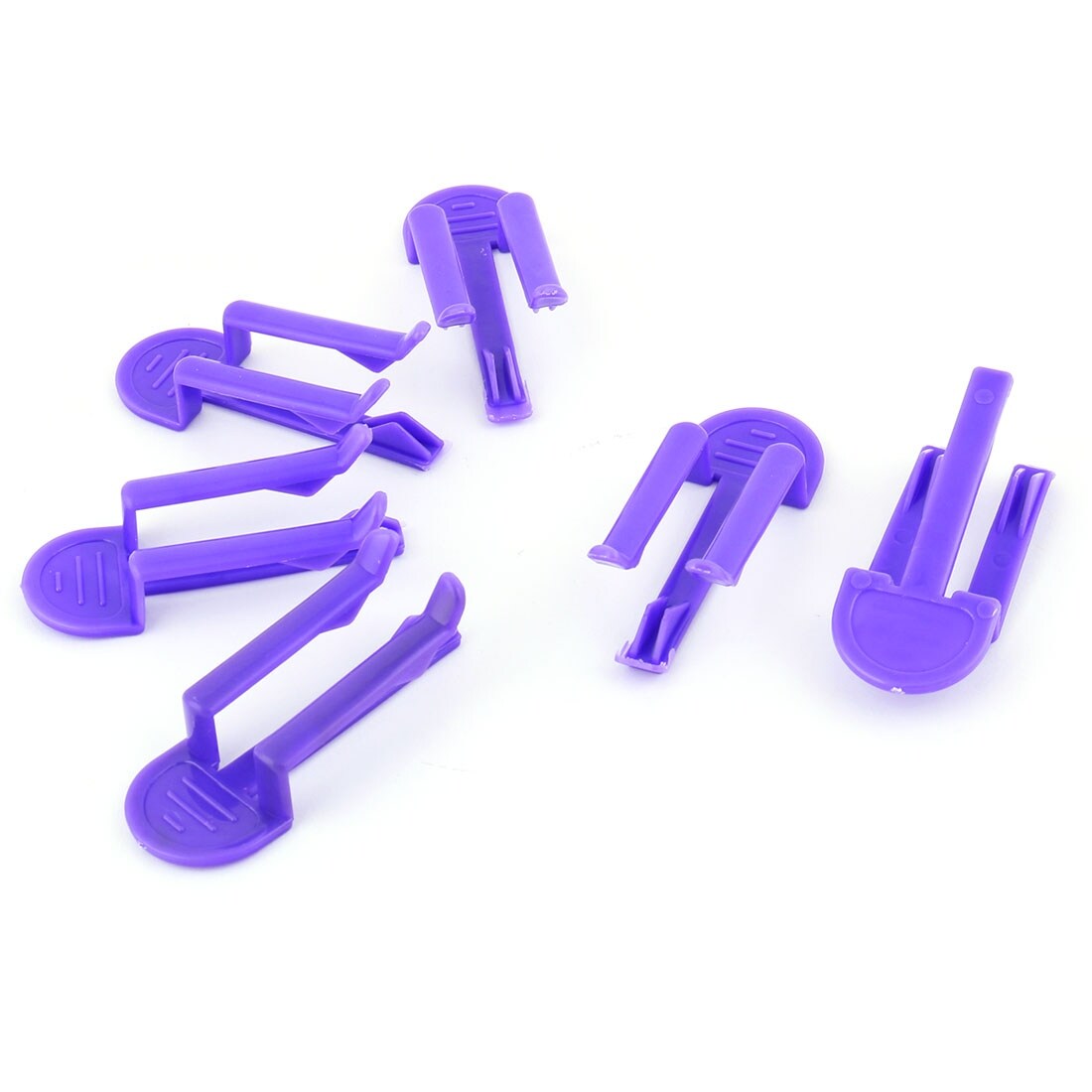 purple garbage bags