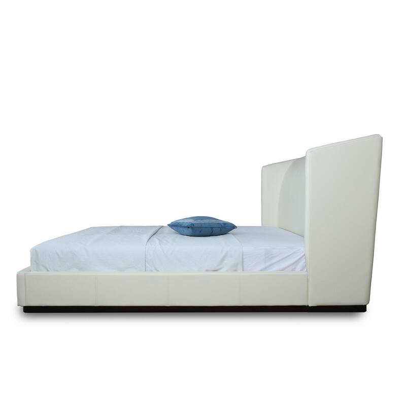 Manhattan Comfort Faux Leather Contemporary Lenyx Full-Size Bed