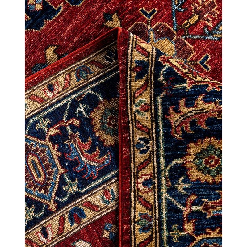 Serapi One-of-a-Kind Hand-Knotted Area Rug - Red, 6' 0" x 9' 3" - 6' 0" x 9' 3"