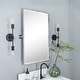 preview thumbnail 98 of 126, TEHOME Woodvale Rectangle Vertical Metal Wall Mirrors