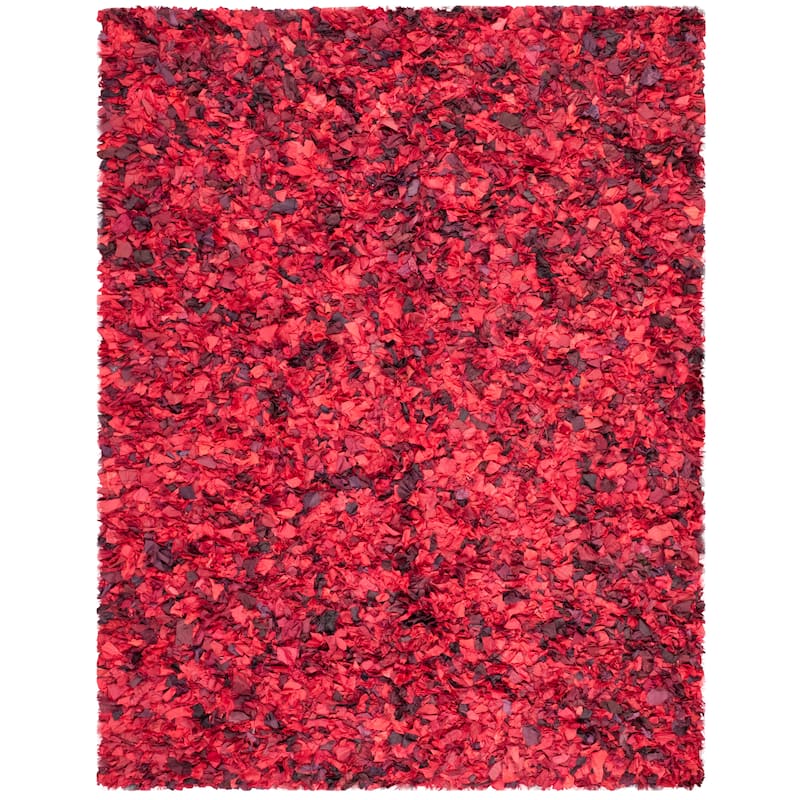 SAFAVIEH Handmade Rio Shag Chihoko 3.5-inch Extra Thick Decorative Rug