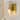Liniya Modern Brass Gold 1-light Wall Sconces Horn Seeded Glass Dimmable for Bathroom - Brass Gold - L 5.5" x W 6.7" x H 10"