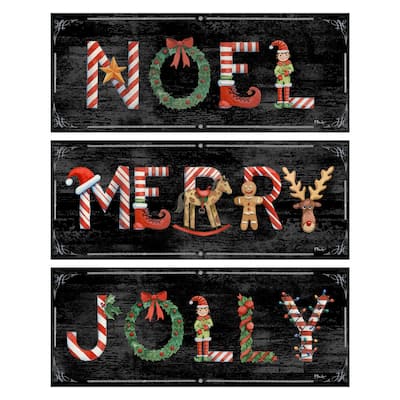 Holiday Greetings I, II, III by Paul Brent Canvas Art Prints