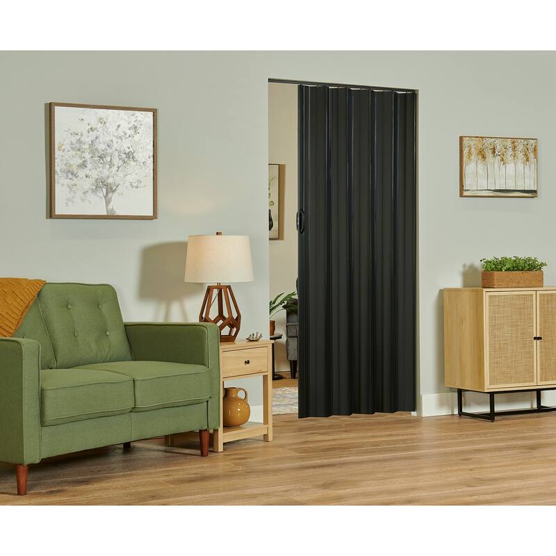 Spectrum Sienna Black PVC 48-inch Folding Door