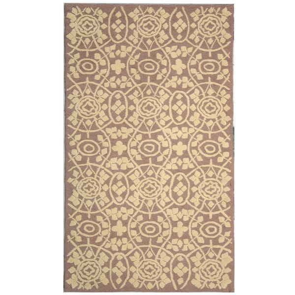 slide 2 of 18, Martha Stewart by SAFAVIEH Bloomery Cotton Rug 2'6" x 4'3" - Lilac - Rectangle