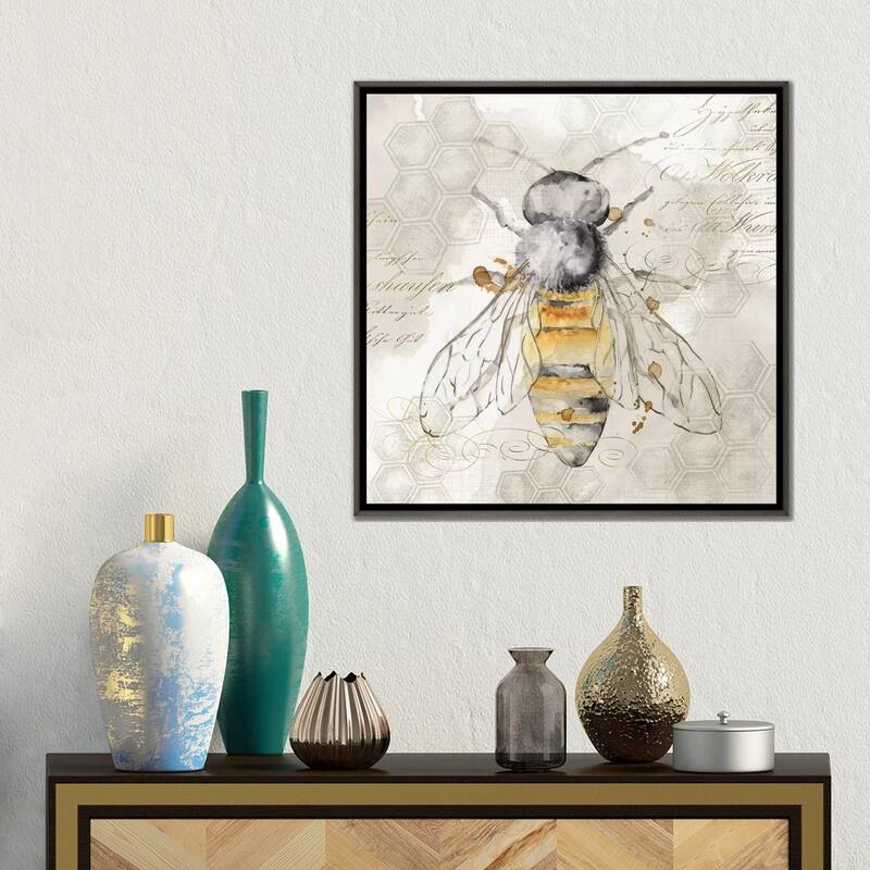 iCanvas "Queen Bee II " by Eva Watts Framed